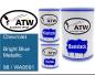 Preview: Chevrolet, Bright Blue Metallic, 98 / WA9591: 500ml Lackdose + 500ml Klarlack + 250ml Härter - Set, von ATW Autoteile West.